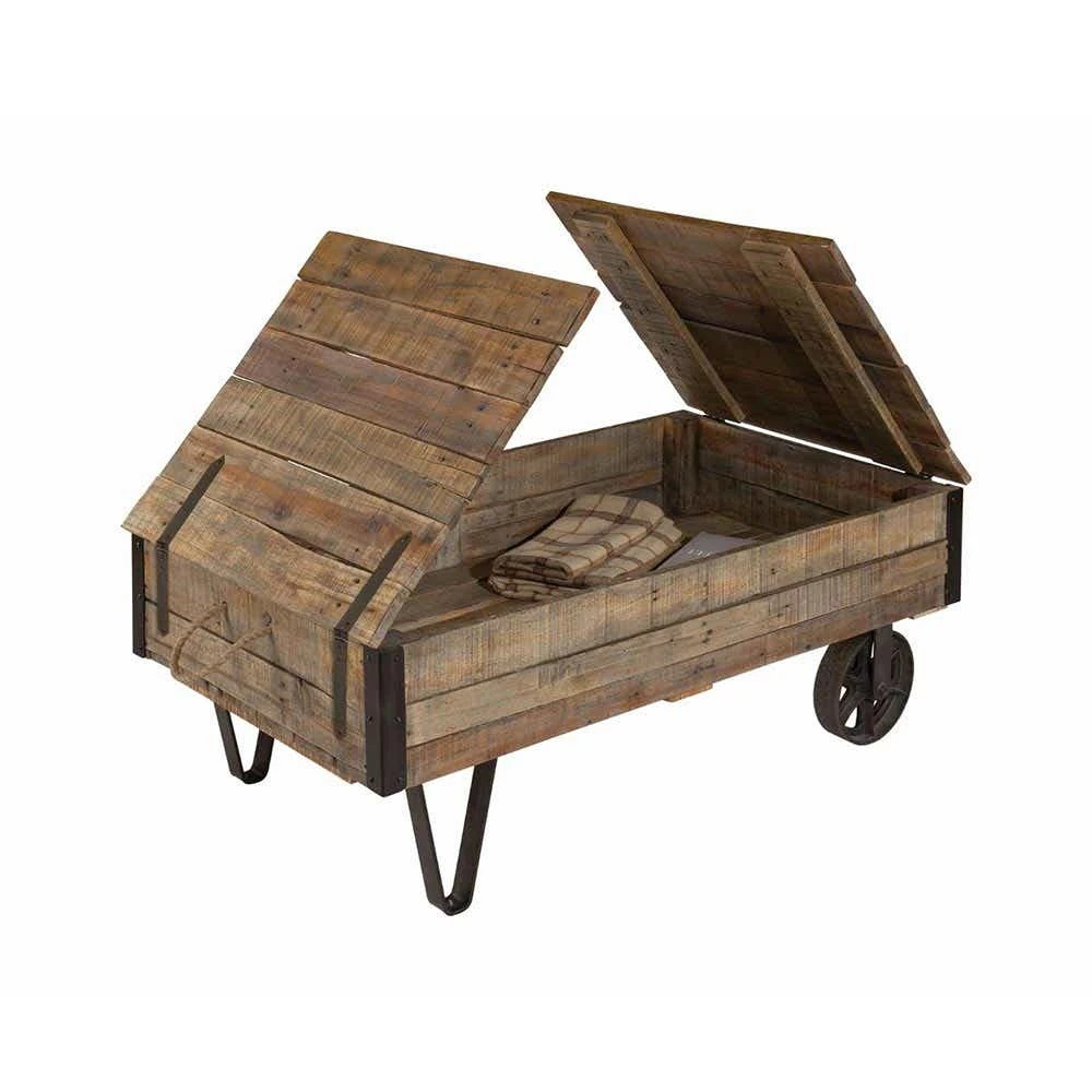 Modern Classics Industral Cart Cocktail Table 692025