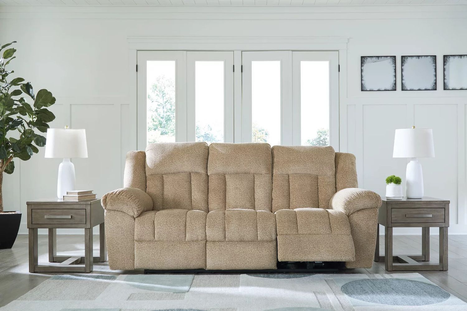 Tip-Off Power Reclining Sofa In Wheat 6930515