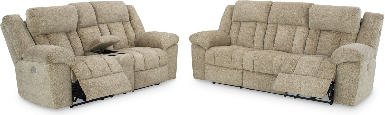 Tip-Off Power Reclining Sofa In Wheat 6930515