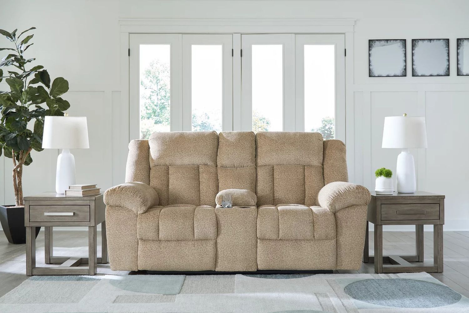 Tip-Off Power Reclining Loveseat In Wheat 6930518