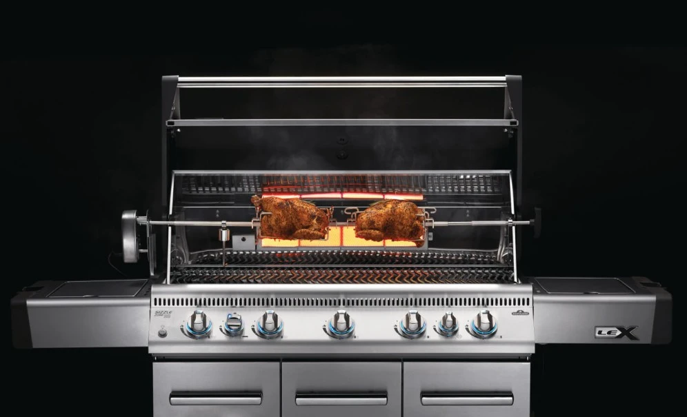 Commercial Grade Rotisserie Kit for Charcoal PRO Grill (PRO605CSS) 69331