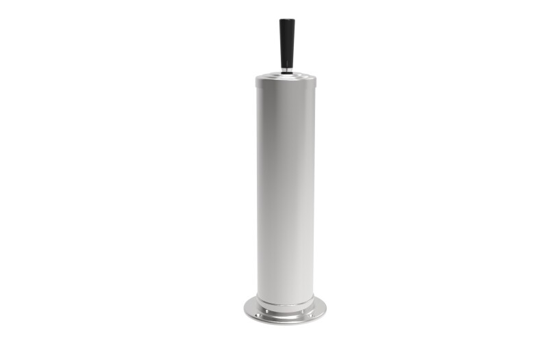 Air-Cooled Beer Dispensing Kit - Draft Arm, 1 Faucet in Polished Chrome 695261DA