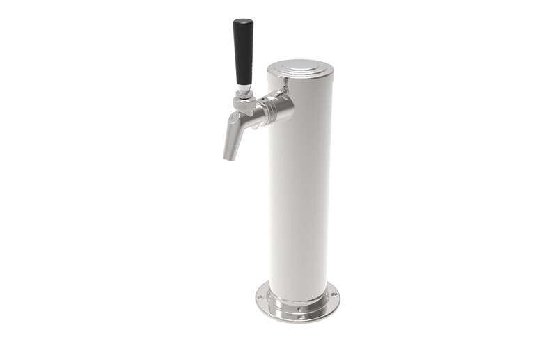 Air-Cooled Wine Dispensing Kit - Draft Arm, 1 Faucet in Polished Chrome 69526W1DA