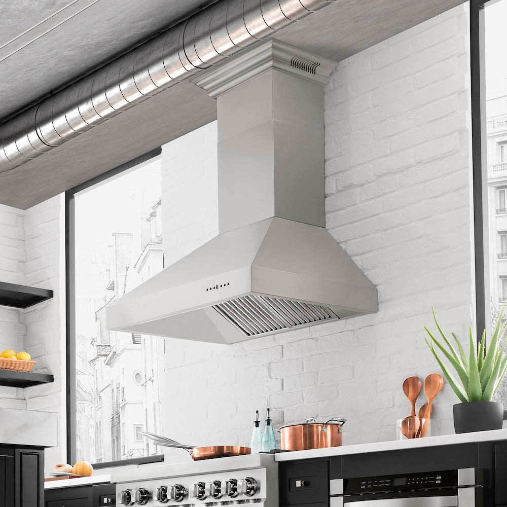 Professional Convertible Vent Wall Mount Range Hood (697) - 30 inch 69730