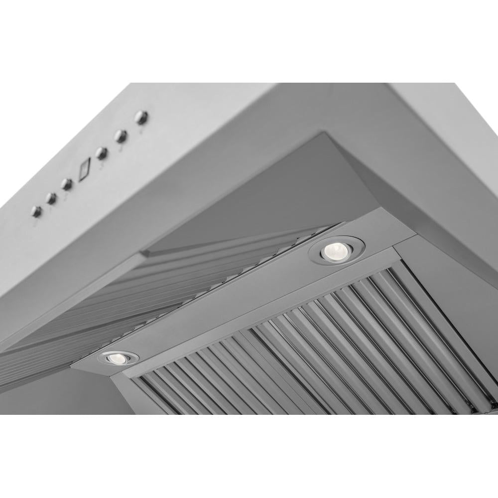 36 In. Professional Ducted Wall Mount Range Hood In Stainless Steel 69736