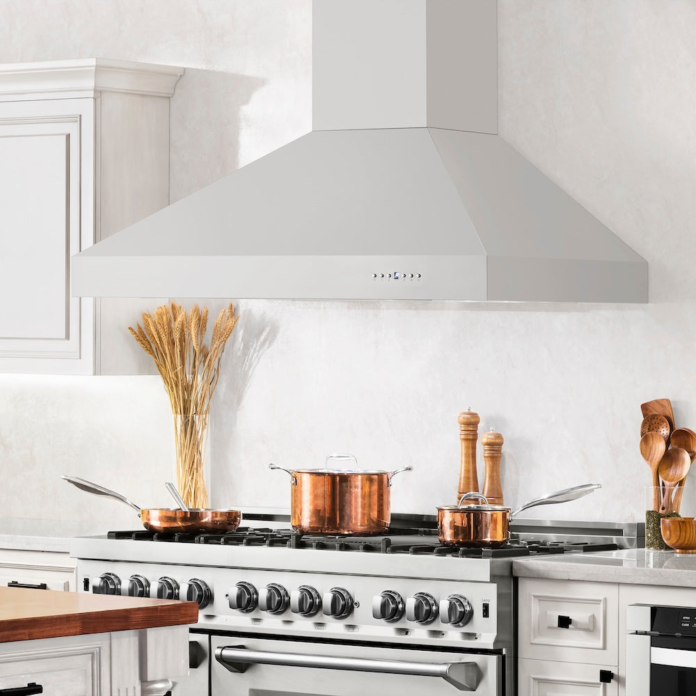 48 In. Professional Ducted Wall Mount Range Hood In Stainless Steel 69748