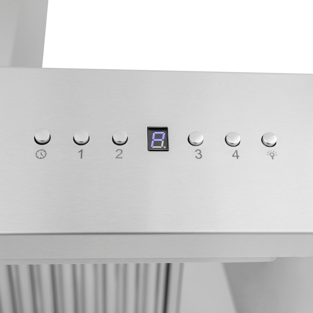 54 In. Professional Ducted Wall Mount Range Hood In Stainless Steel 69754