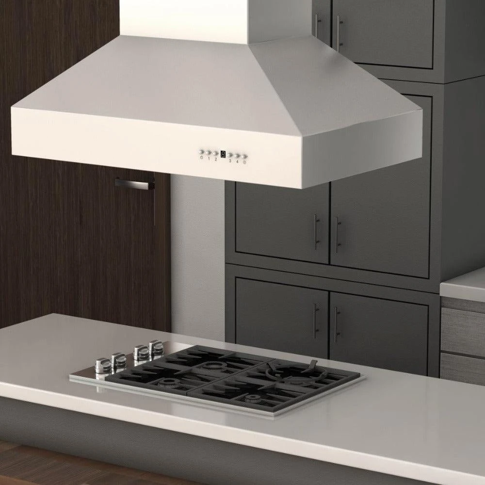 36 in. Ducted Island Mount Range Hood 697I30436