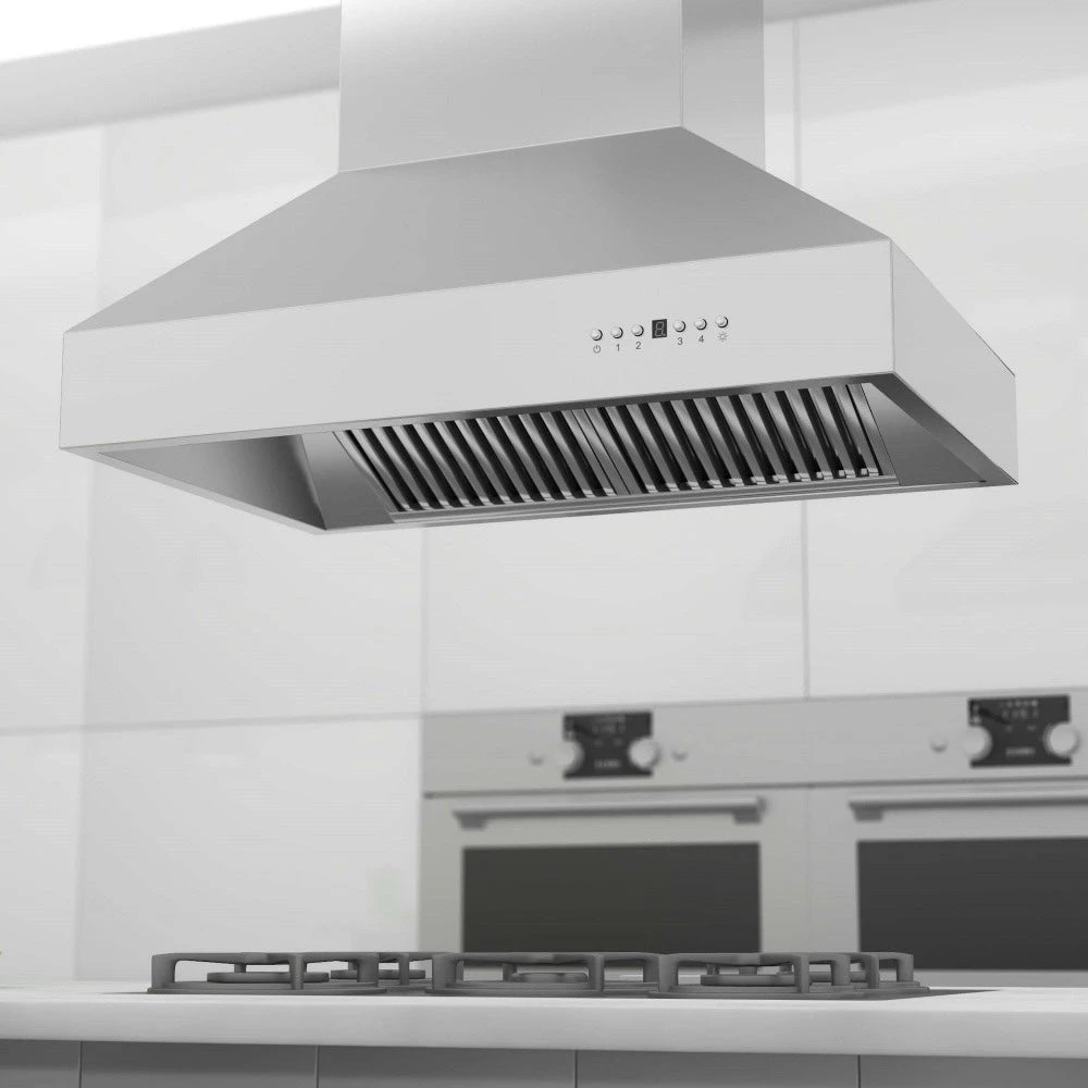 42 in. Ducted Island Mount Range Hood 697I30442