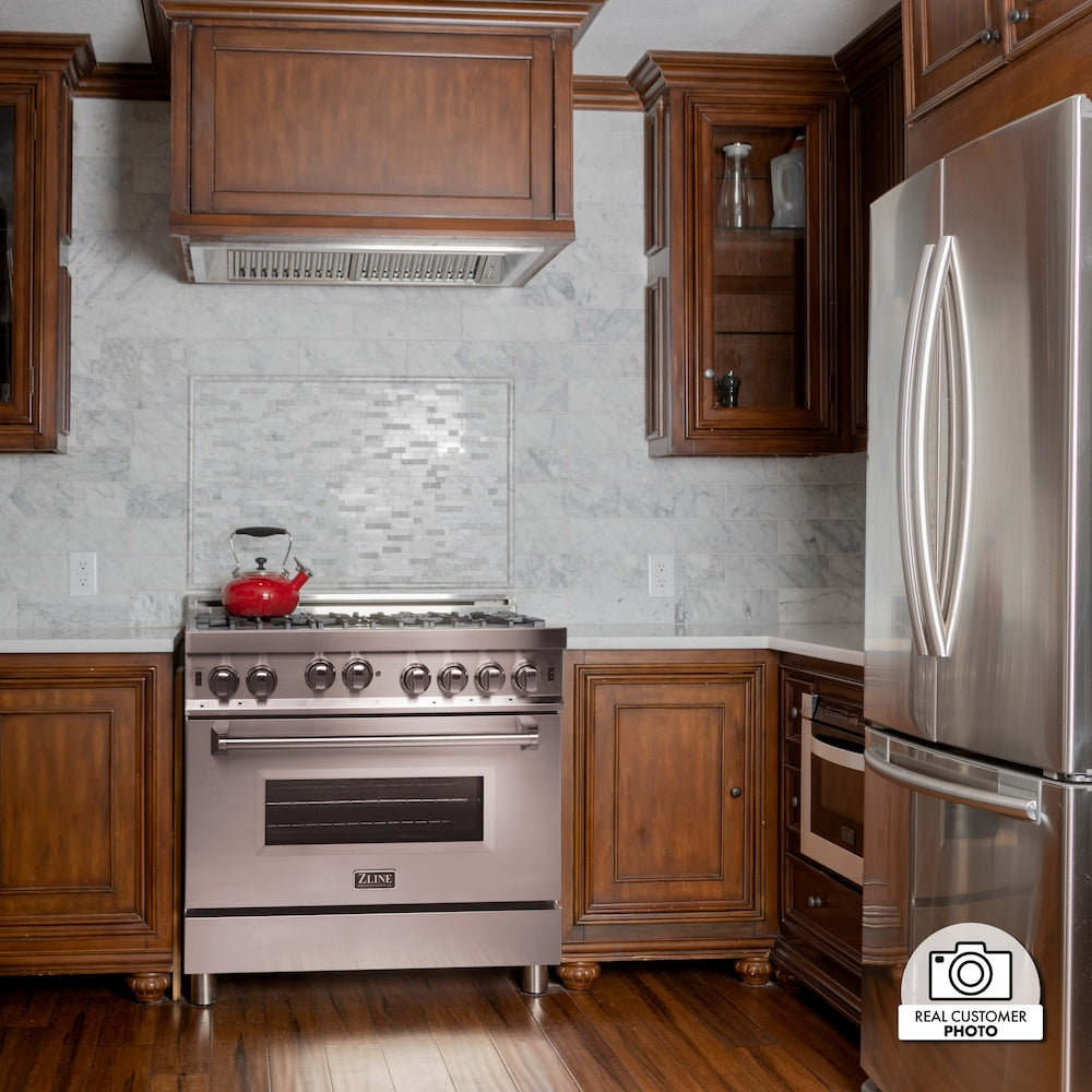 46 In. Ducted Wall Mount Range Hood Insert In Stainless Steel 69846