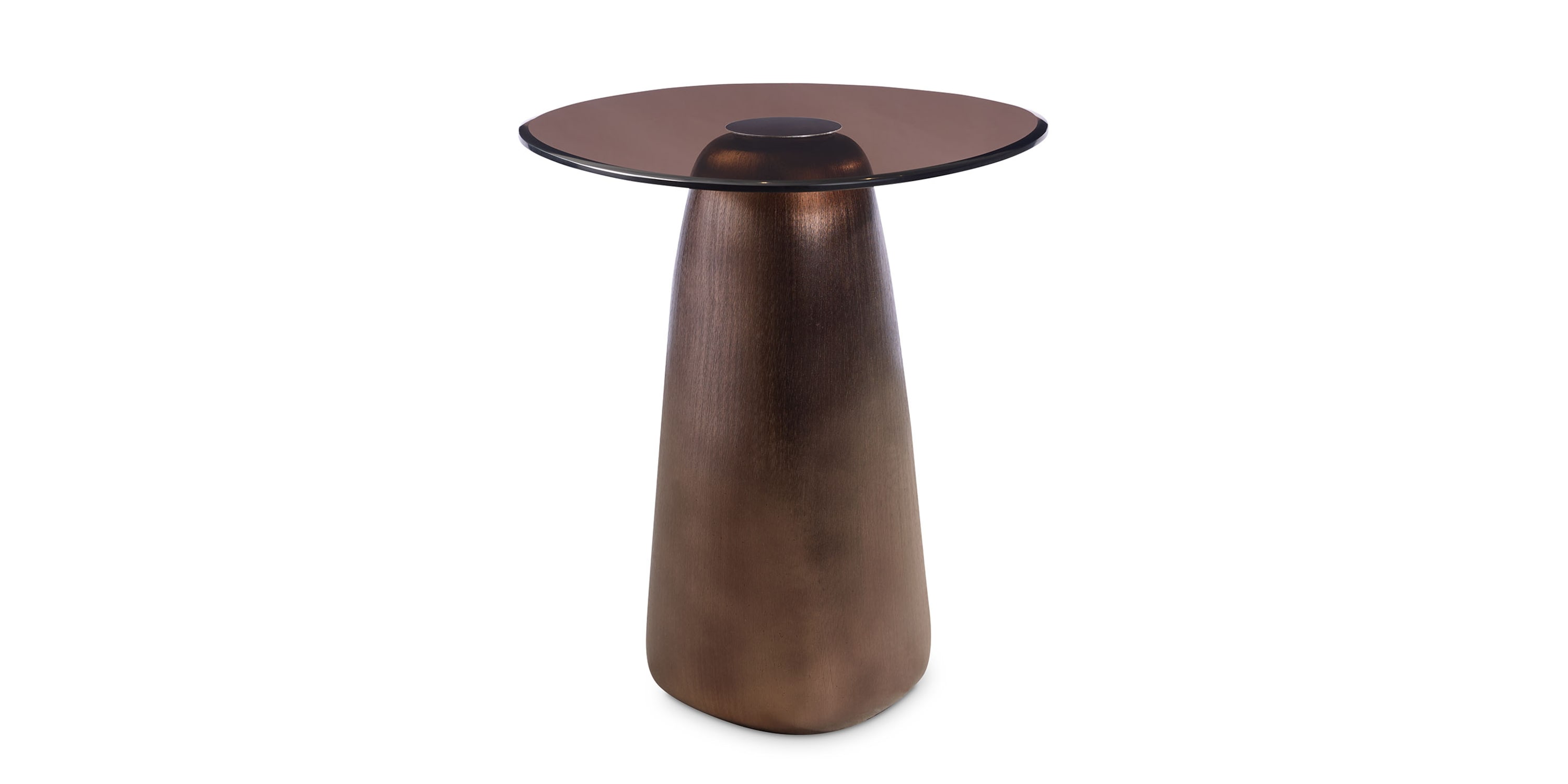 Pantheon Glass Top End Table 6E26K641
