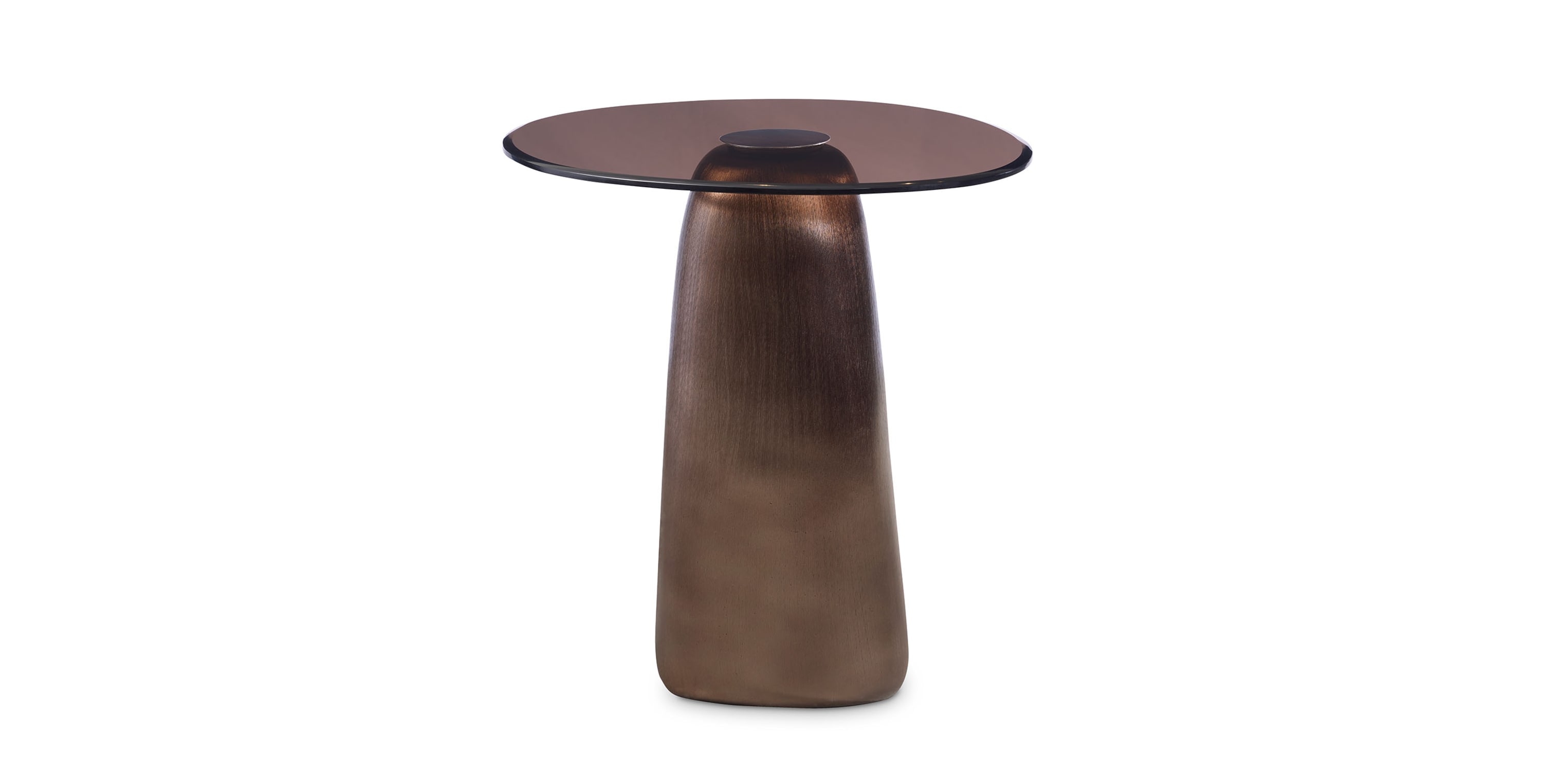 Pantheon Glass Top End Table 6E26K641