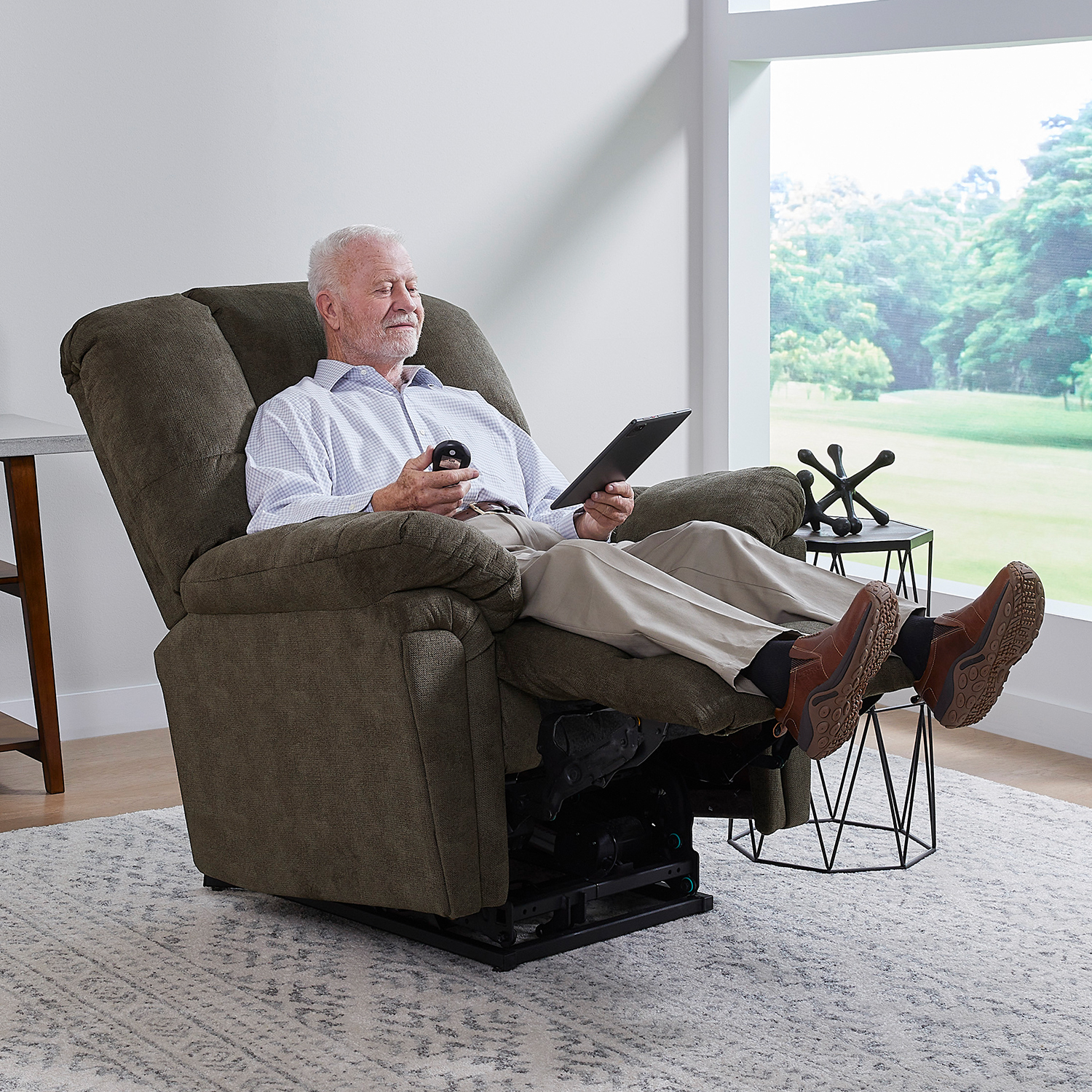 Lucas - 2-motor Power Lift Recliner Featuring Best Max Construction - 6M52 6M52