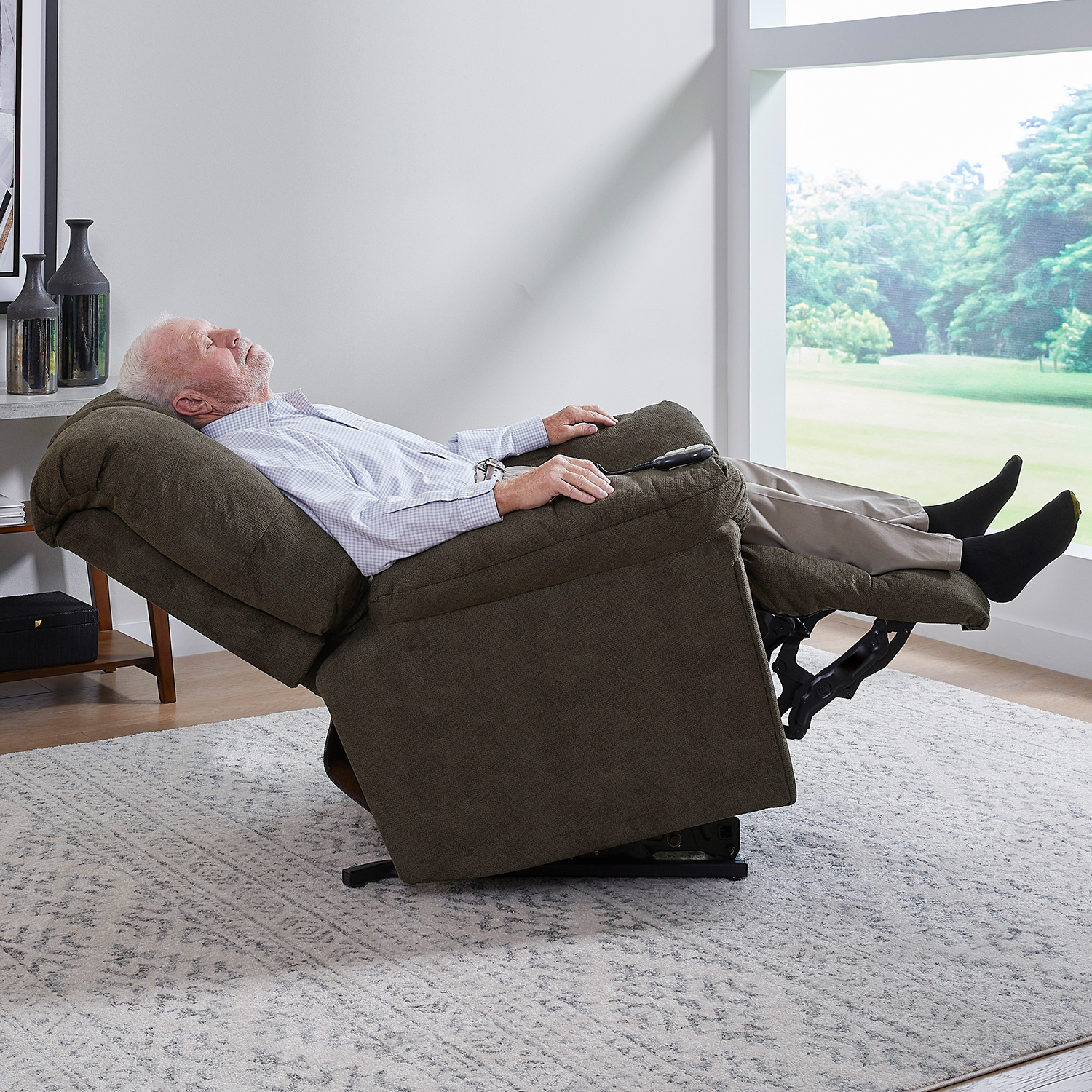 Lucas - 2-motor Power Lift Recliner Featuring Best Max Construction - 6M52 6M52