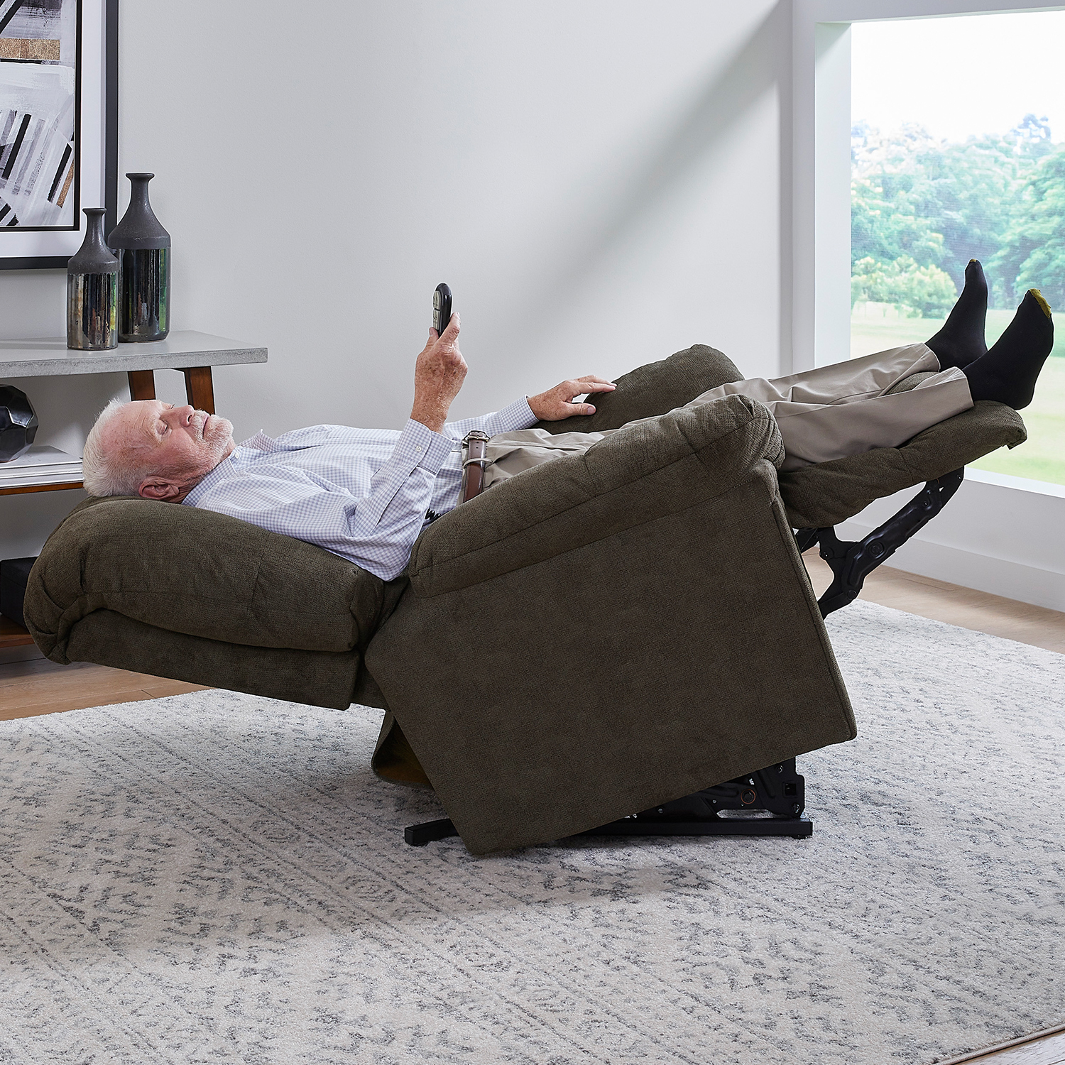 Lucas - 2-motor Power Lift Recliner Featuring Best Max Construction - 6M52 6M52