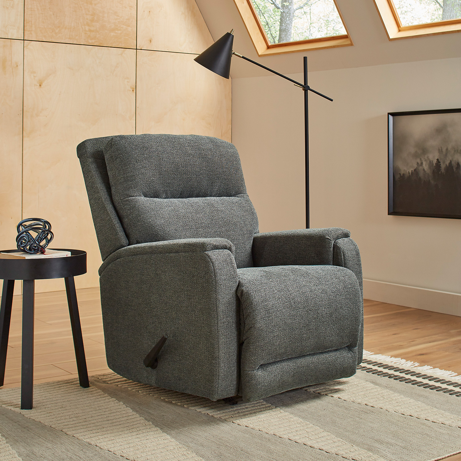 Derek - Transitionally Styled Pillow Back Recliner - 6N57 6N57