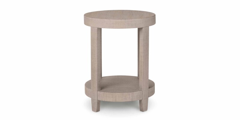 Ventura Raffia Round Lamp Table 6R68G641
