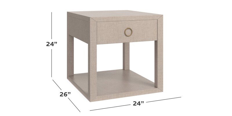 Ventura Raffia End Table 6R68G665Z