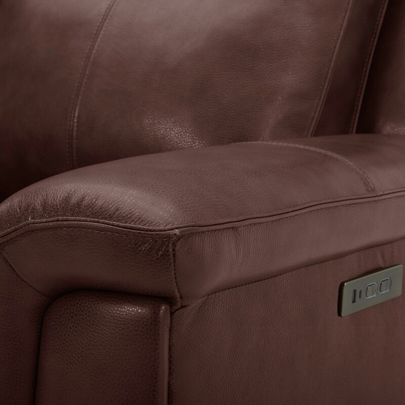 Avery Loveseat w/Console P2 - Cognac 7001CG22P