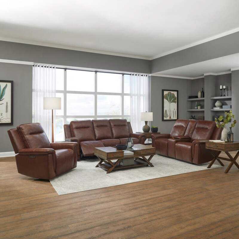 Avery Sofa w/ Loveseat & Recliner 7001CGUPHSOLOREC