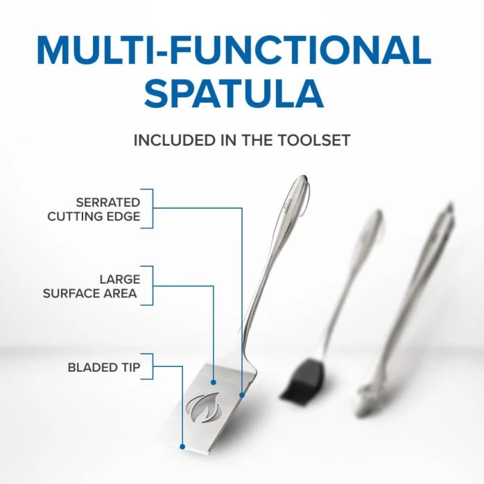 Stainless Steel 3 Piece Toolset 70034