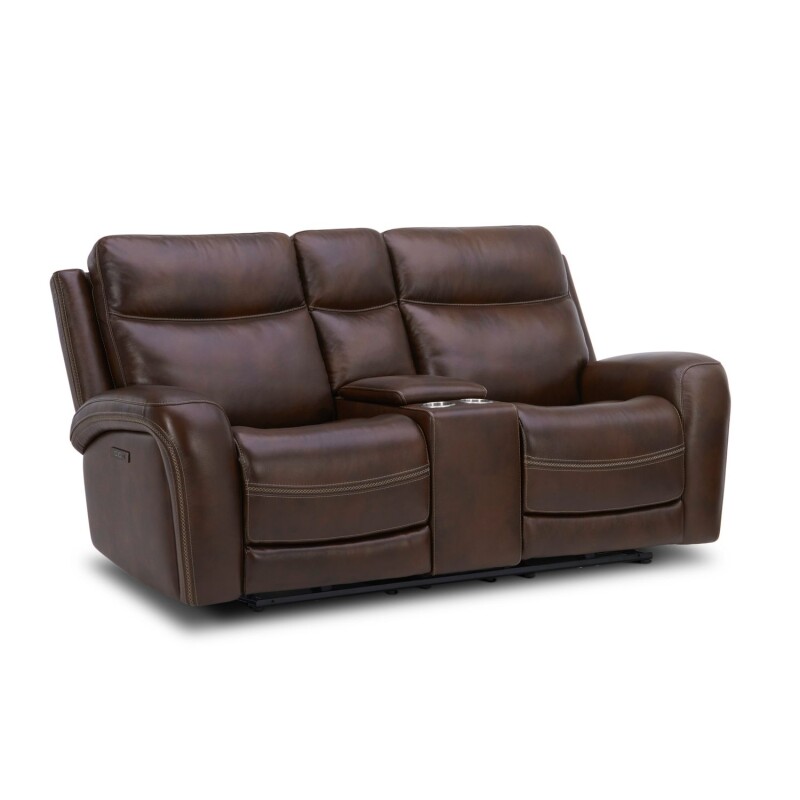 Blair Loveseat w/Console P2 & ZG - Cognac 7005CG22P