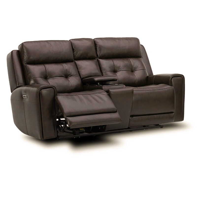 Carrington Loveseat w/Console P3 & ZG - Dark Brown 7006DB23P