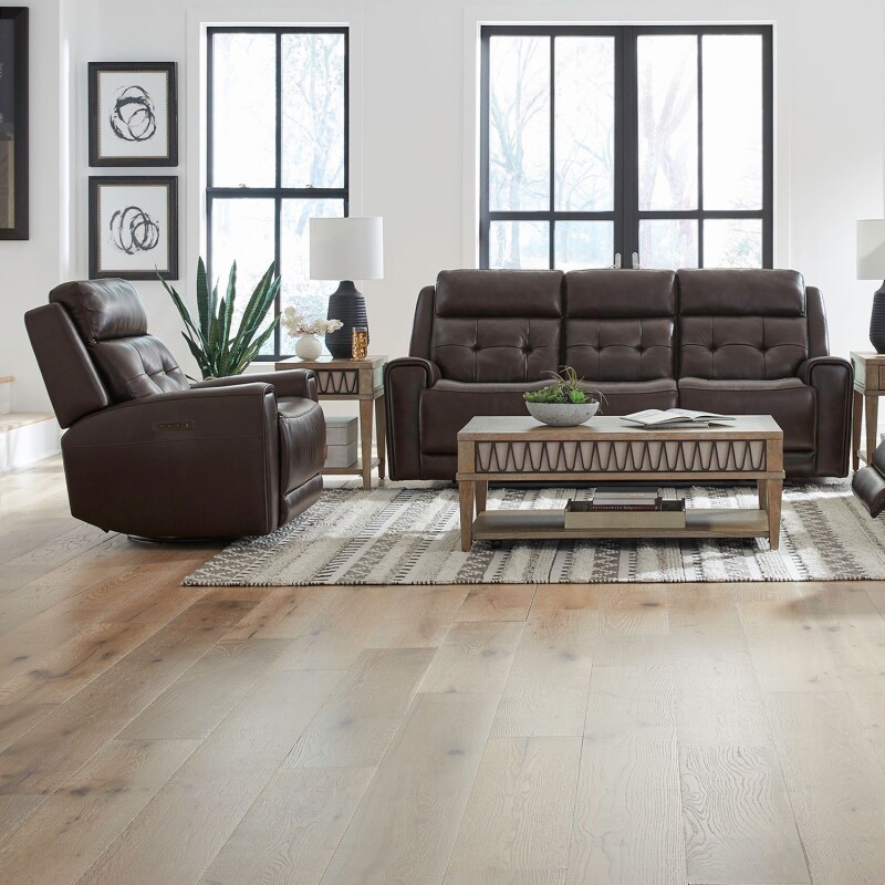 Carrington Sofa & Recliner 7006DBUPHSOREC