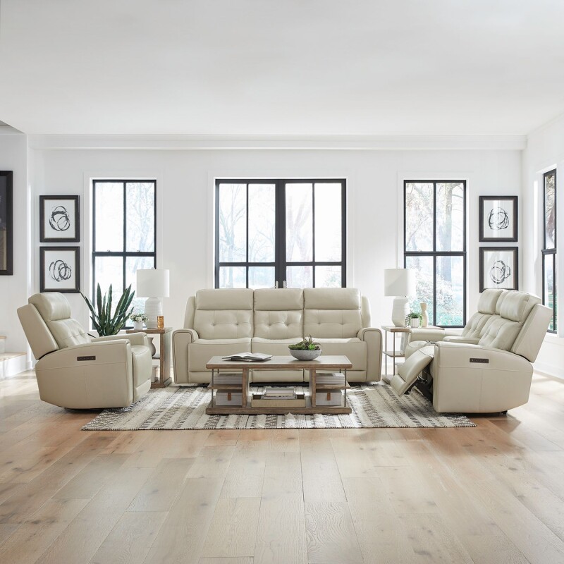 Carrington Sofa w/ Loveseat & Recliner 7006STUPHSOLOREC