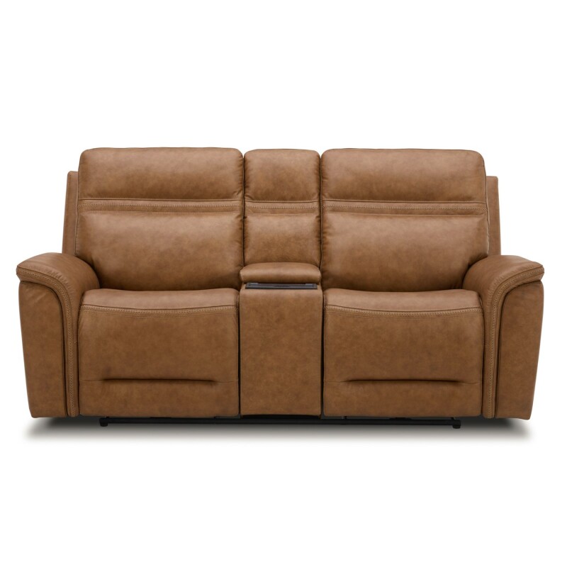 Cooper Loveseat w/Console P3 & ZG - Camel 7007CM23P