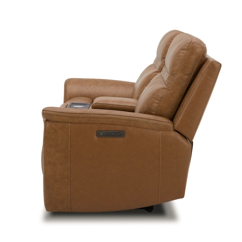 Cooper Loveseat w/Console P3 & ZG - Camel 7007CM23P