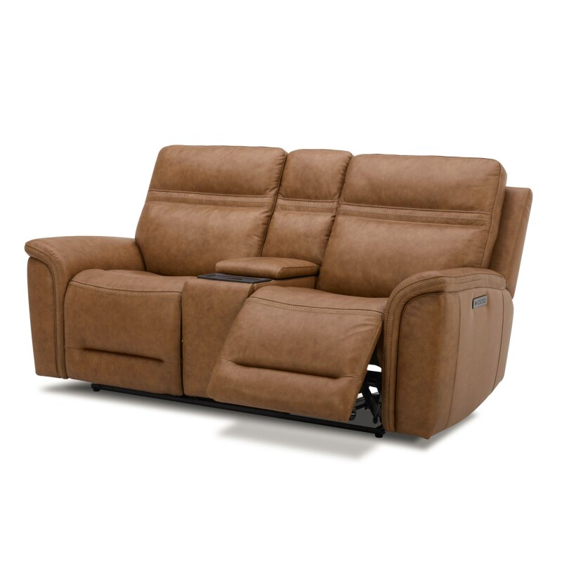 Cooper Loveseat w/Console P3 & ZG - Camel 7007CM23P