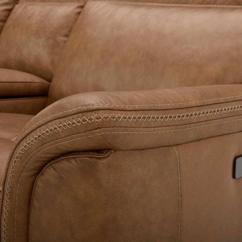 Cooper Loveseat w/Console P3 & ZG - Camel 7007CM23P