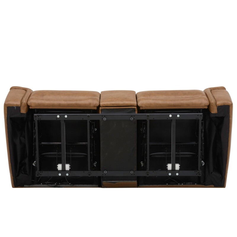 Cooper Loveseat w/Console P3 & ZG - Camel 7007CM23P