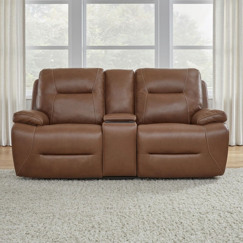 Cameron Loveseat w/Console P3 & ZG - Saddle 7008SD23P
