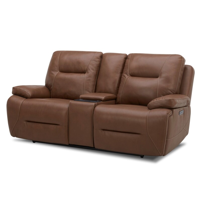 Cameron Loveseat w/Console P3 & ZG - Saddle 7008SD23P