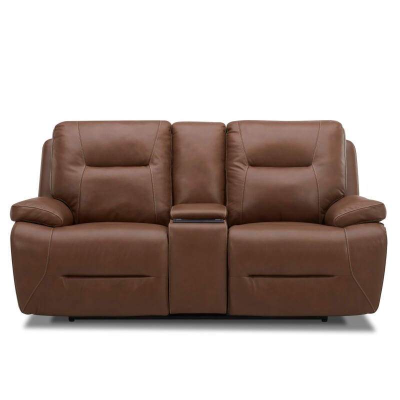 Cameron Loveseat w/Console P3 & ZG - Saddle 7008SD23P