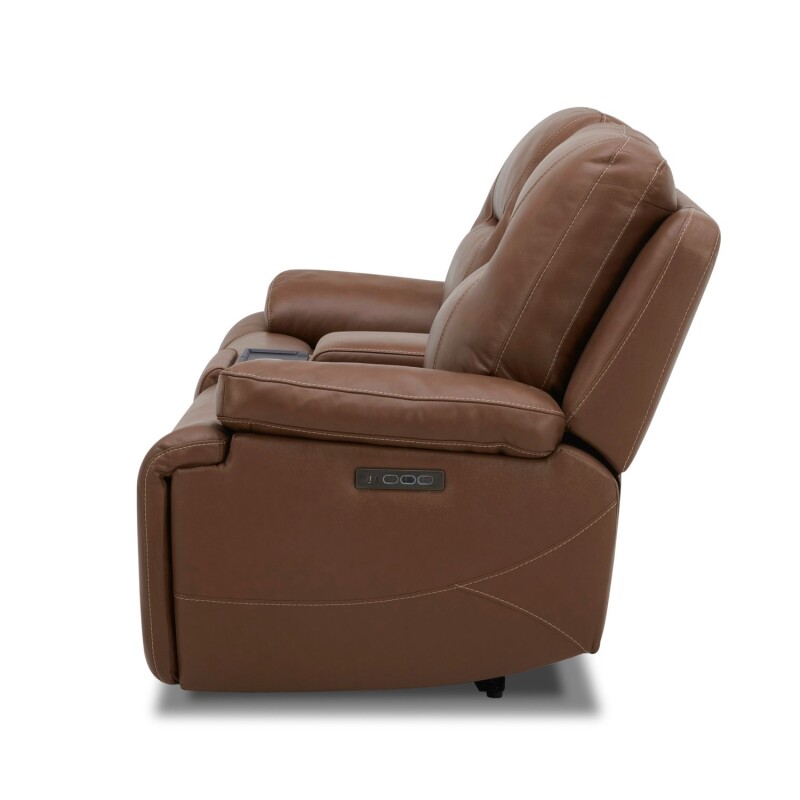Cameron Loveseat w/Console P3 & ZG - Saddle 7008SD23P