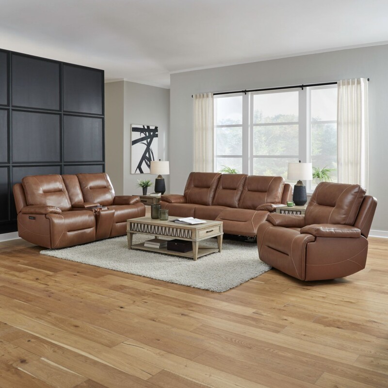 Cameron Sofa w/ Loveseat & Recliner 7008SDUPHSOLOREC