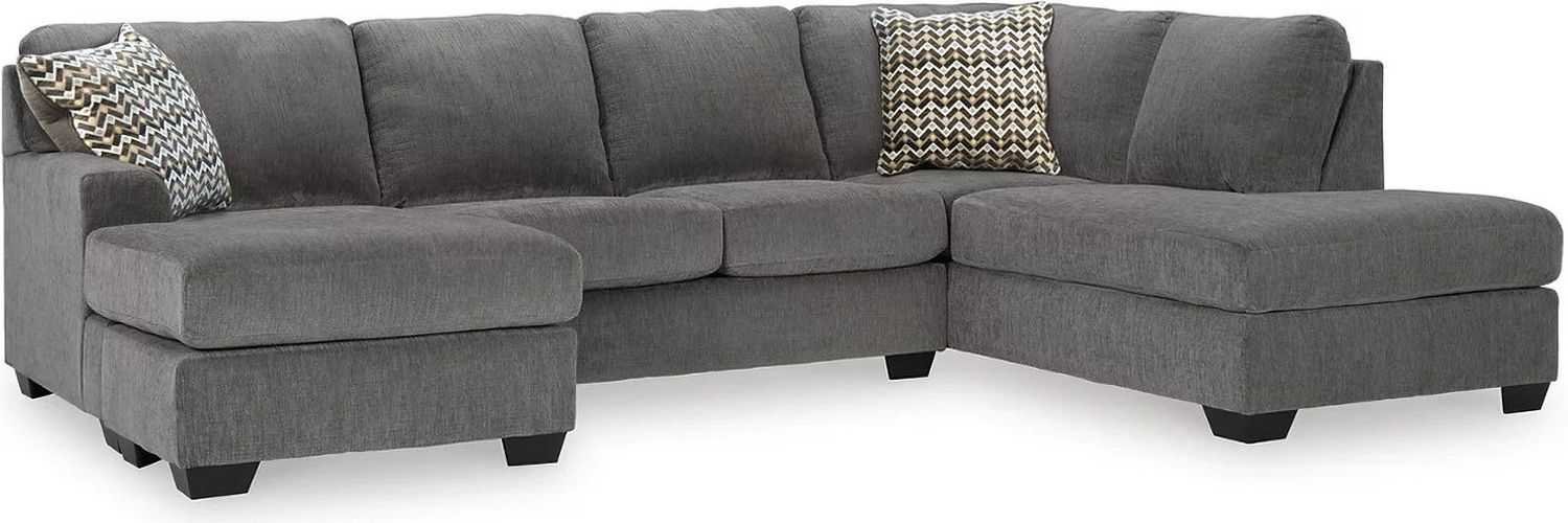 Riverfield 2-Piece Sectional with Chaise In Iron 70097S1