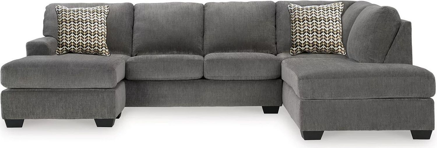 Riverfield 2-Piece Sectional with Chaise In Iron 70097S1
