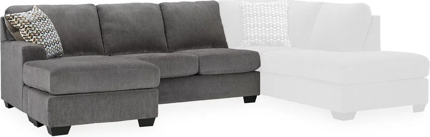Riverfield 2-Piece Sectional with Chaise In Iron 70097S1