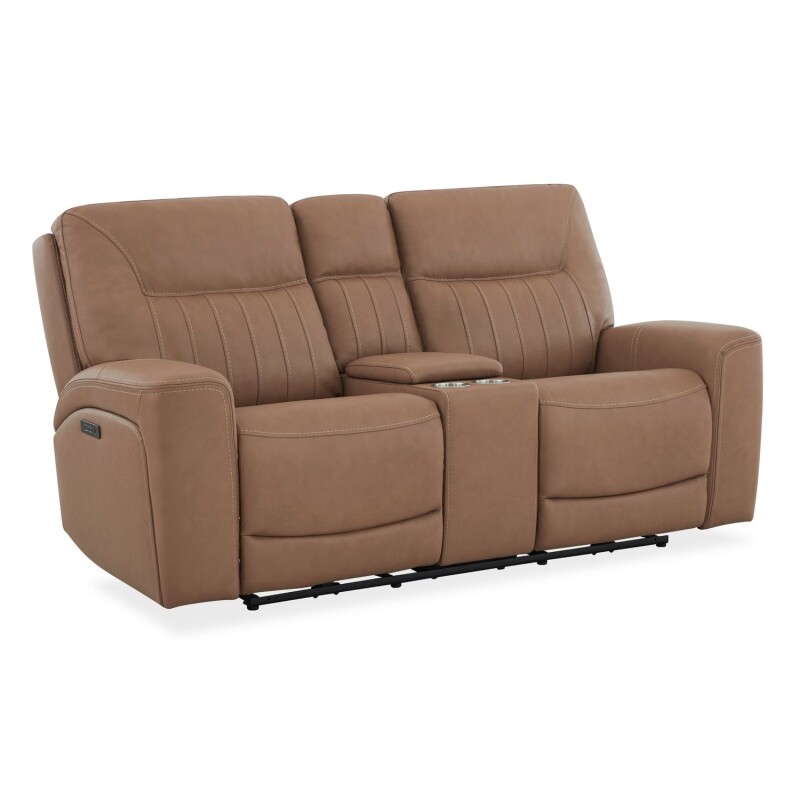 Bennett Loveseat w/ Console P2 & ZG - Butternut 7009BU22P