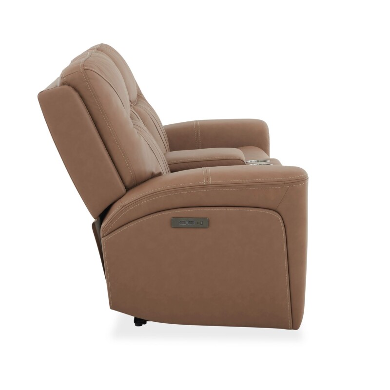 Bennett Loveseat w/ Console P2 & ZG - Butternut 7009BU22P