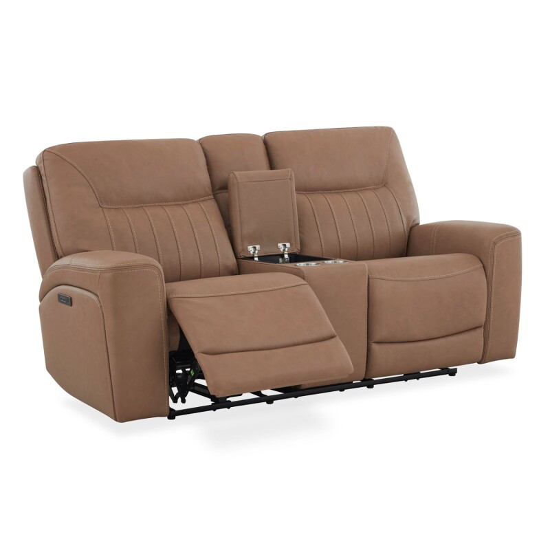 Bennett Loveseat w/ Console P2 & ZG - Butternut 7009BU22P