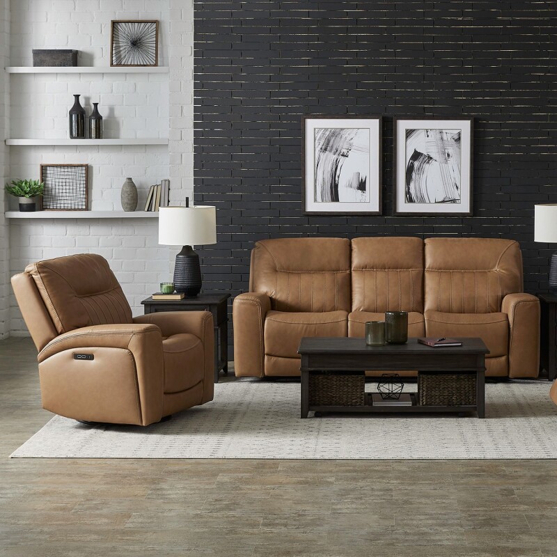 Bennett Sofa & Recliner 7009BUUPHSOREC