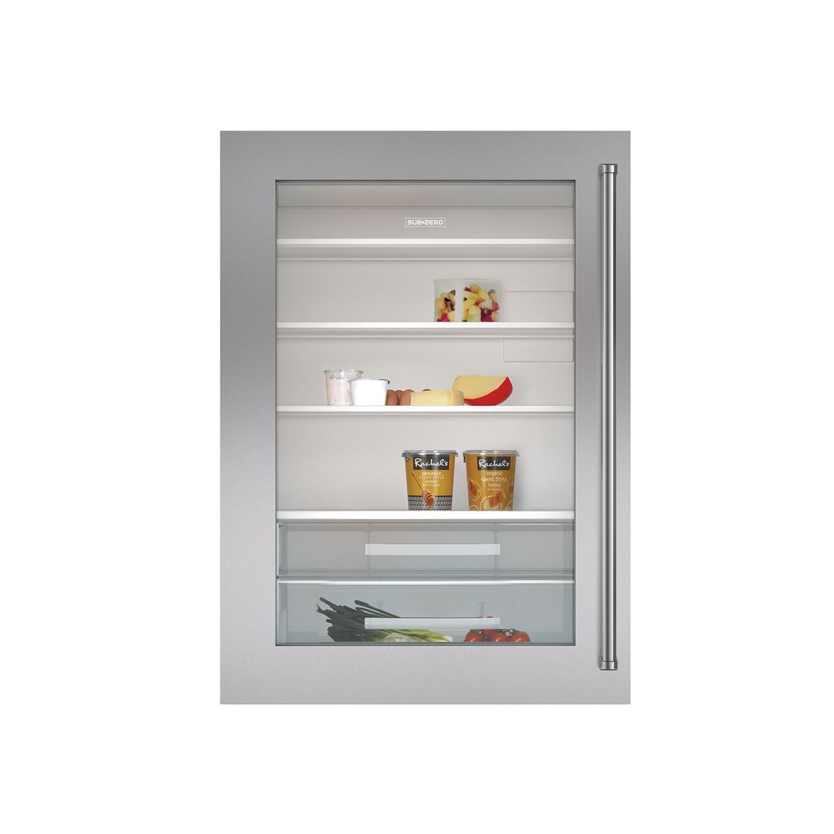 CLASSIC 36 " STAINLESS STEEL DUAL FLUSH INSET DOOR PANEL WITH PRO HANDLE 7012232