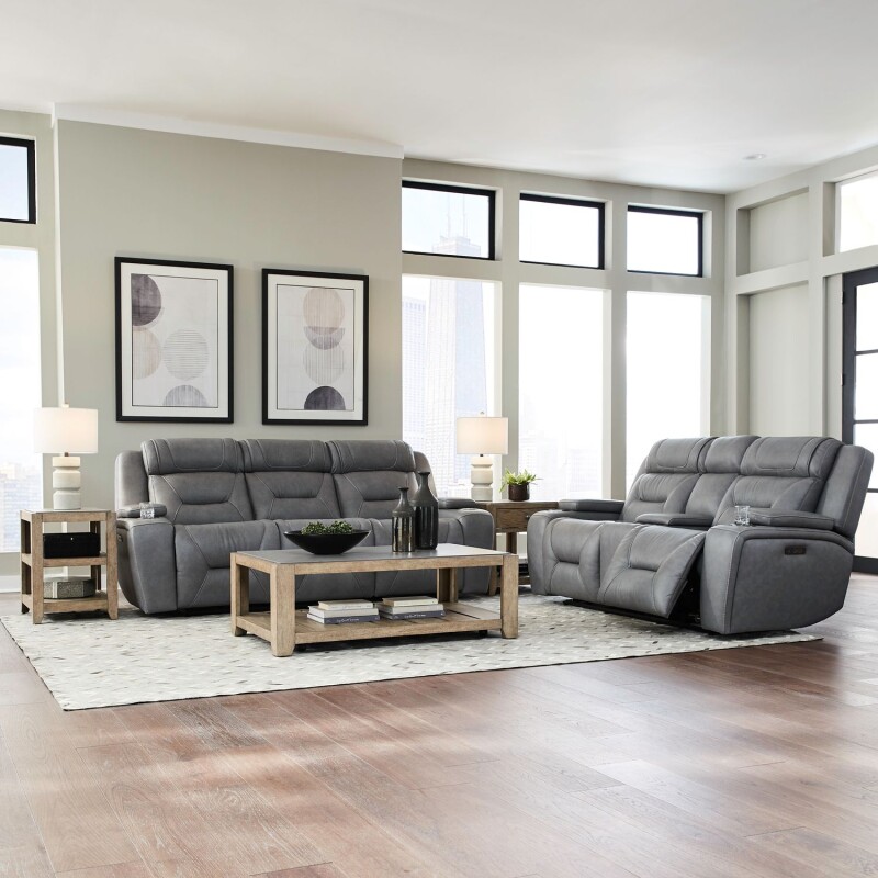 Chapman Sofa & Loveseat 7019BGUPHSOLO