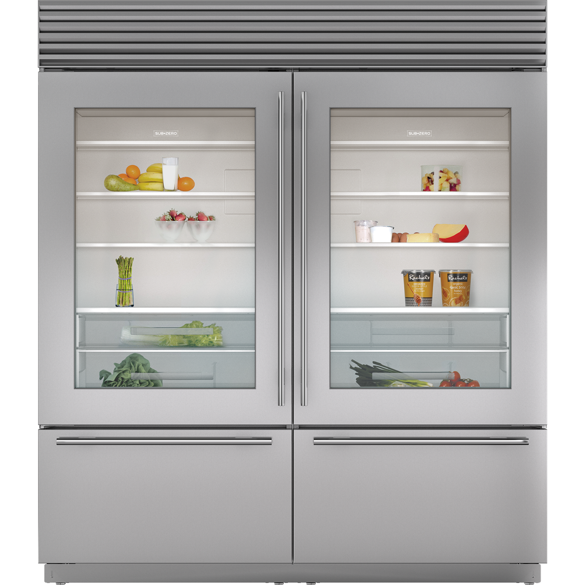Classic Dual Installation Kit With 60" Pro Louvered Grille - Flush Inset 7020161
