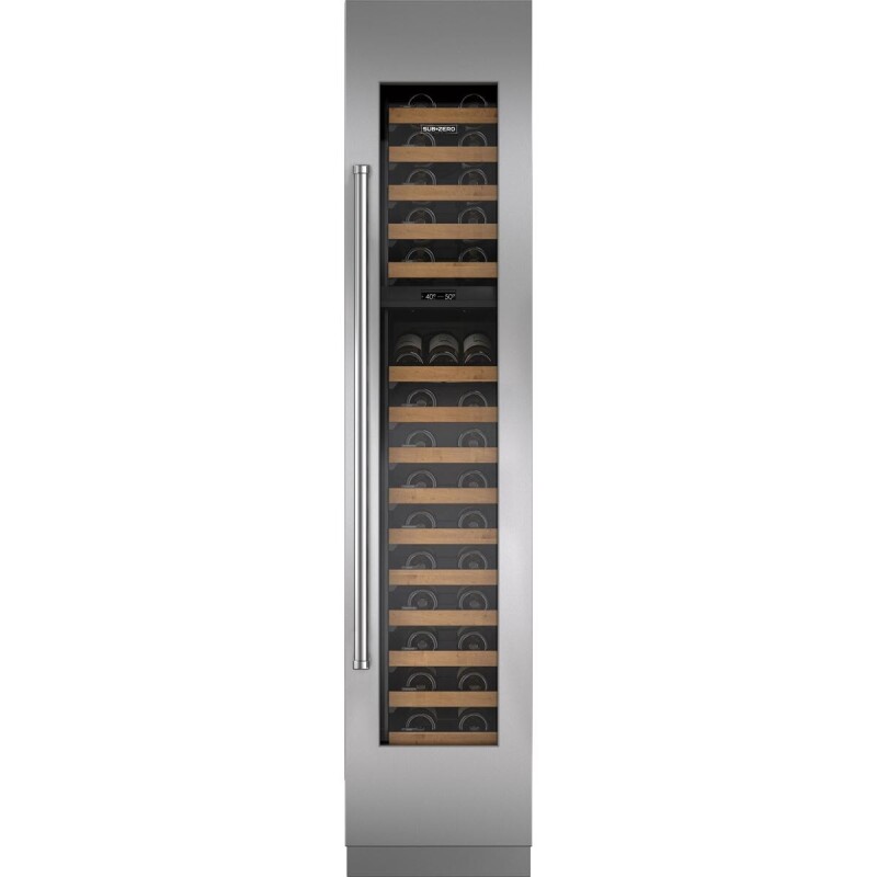 Stainless Steel Wine Storage Door Panel with Pro Handle and 4" Toe Kick - Right Hinge 7025328
